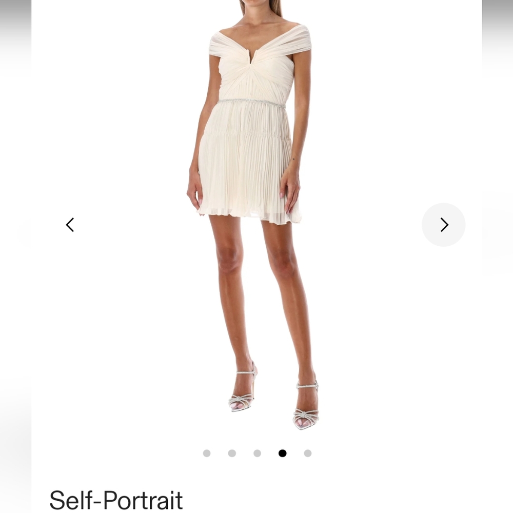 Self Portrait Chiffon Mini Dress